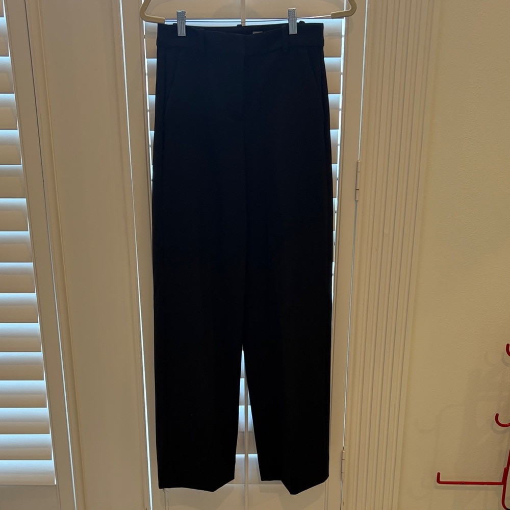 NWT- Jcrew Classic Black Straight-Leg Trousers